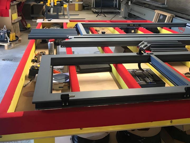 Fabrication de menuiseries alu Moulins-Engilbert